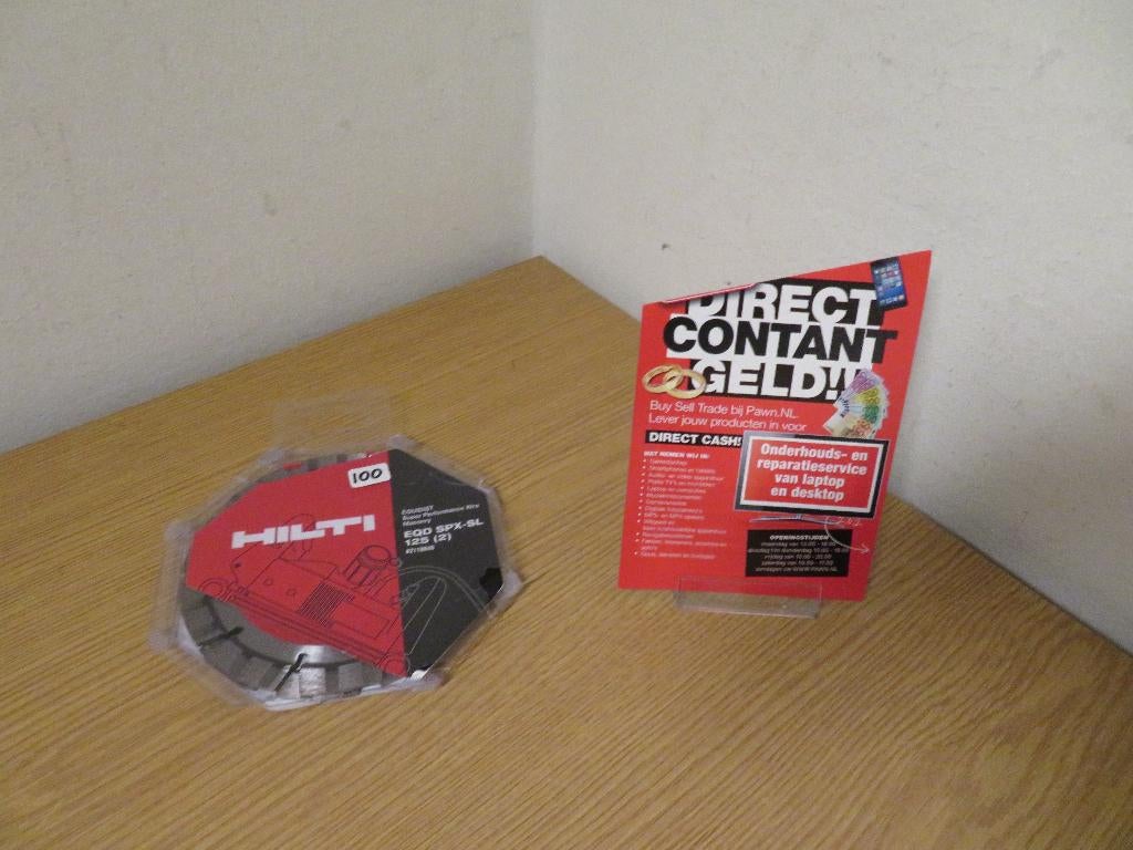 Diamant Doorslijpschijf sleuvenfrees Hilti EQD SPX-SL125, Ophalen, Zo goed als nieuw