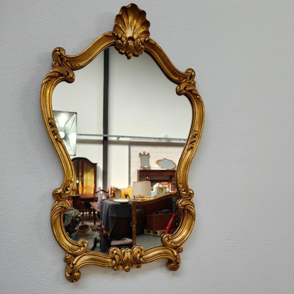 Vintage Regency spiegel kuifspiegel schouwspiegel 310, Huis en Inrichting, Woonaccessoires | Spiegels, Info@flashbackfurniture.nl
