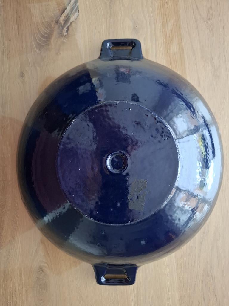 Wokpan gietijzer, Huis en Inrichting, Keuken | Potten en Pannen, Ophalen, Zo goed als nieuw, Gietijzer, Wok