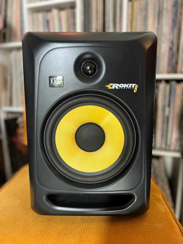 KRK Rokit 8 G3 Classic Studio Monitoren (set van 2), Gebruikt, 60 tot 120 watt, Front, Rear of Stereo speakers, Ophalen
