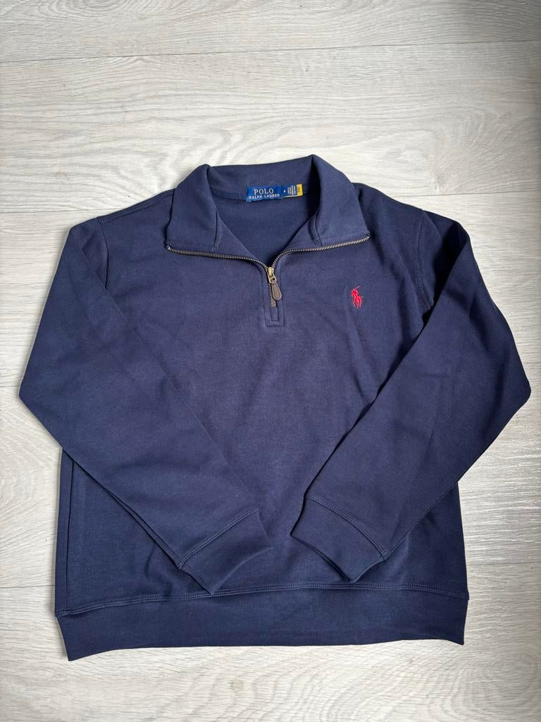 Ralph Lauren trui met rits, Verzenden, Zo goed als nieuw, Maat 48/50 (M), Blauw