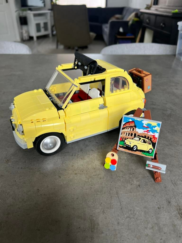Lego Fiat 500, Ophalen of Verzenden, Zo goed als nieuw