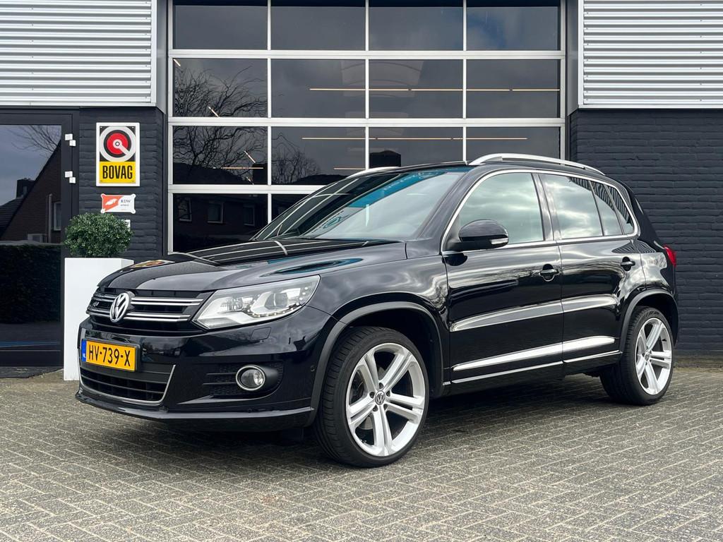 Volkswagen Tiguan 1.4 TSI 3X R-Line Automaat, Pano, Bluetoot, 4 cilinders, 150 pk, Zwart, Origineel Nederlands