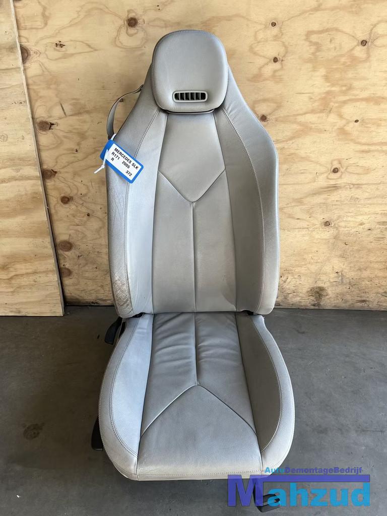 MERCEDES SLK R171 Wit leer stoel passagiers stoel rechts 200, Gebruikt, Mercedes-Benz AG, Mercedes-Benz, Ophalen of Verzenden