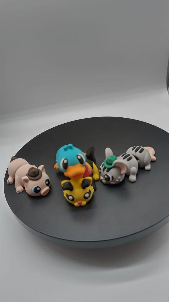 Schattige Flexi Diertjes–Actie:4 voor €10! of ontwerp zelf!, Diversen, Schoolbenodigdheden, Info@koerstechdesign.nl, Koers Design