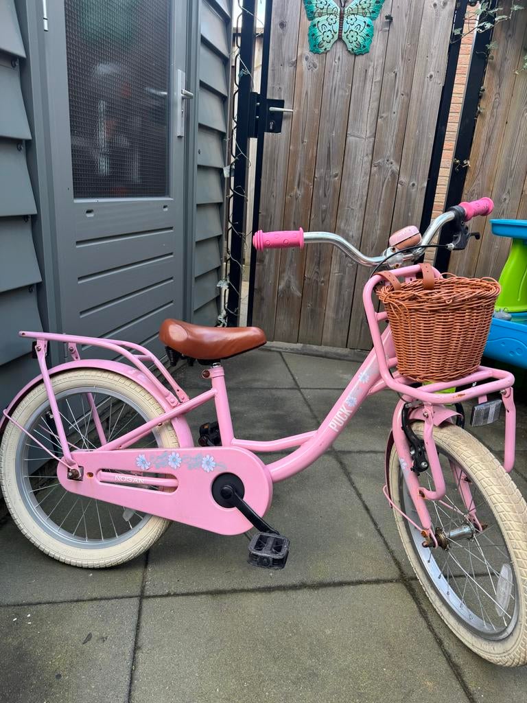 Meisjesfiets 18 inch, Fietsen en Brommers, Fietsen | Meisjes, Ophalen of Verzenden, Gebruikt, 18 inch