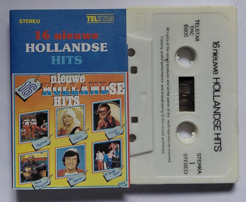 TMC  - 6905.   16 Nieuwe Hollandse Hits., Ophalen of Verzenden, Zo goed als nieuw, Nederlandstalig, 1 bandje