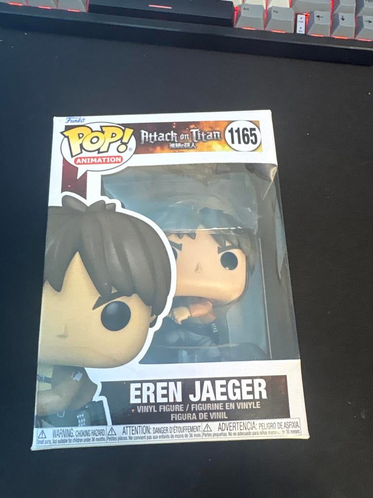 Funko Pop! Attack on Titan Eren Jaeger #1165, Ophalen of Verzenden, Nieuw
