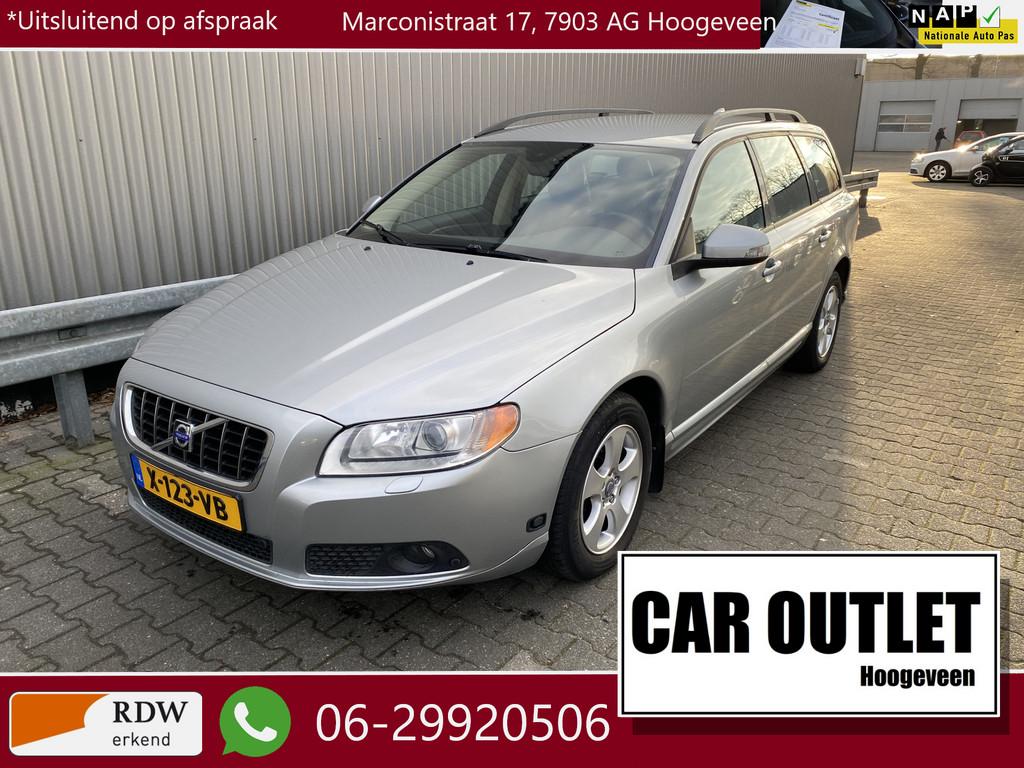 Volvo V70 2.0F Leer/Stof, Stoelvw, 189Dkm. Clima, Carkit, CC, Voorwielaandrijving, 145 pk, Gebruikt, Zwart