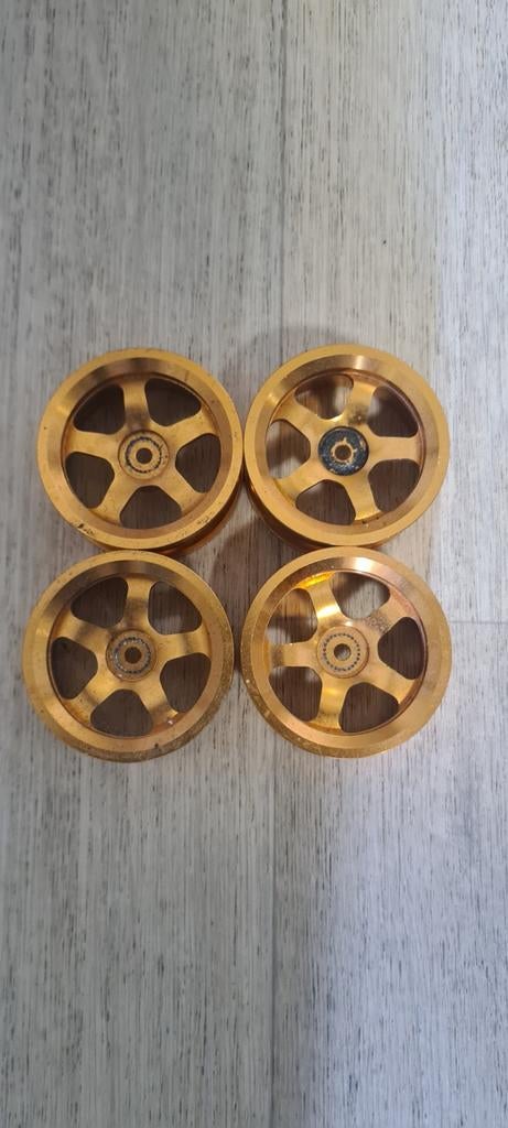 1/10 Aluminium Velgen voor RC Auto - Goudkleurig, Hobby en Vrije tijd, Modelbouw | Radiografisch | Auto's, Gebruikt, Schaal 1:10