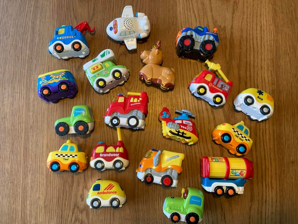 Toet Toet auto’s van Vtech per stuk te koop, Ophalen of Verzenden, Gebruikt
