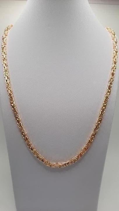 gouden Koningsketting 14kt, Www.bredajuwelier.nl, Nieuw, Ophalen of Verzenden, Www.bredajuwelier.nl