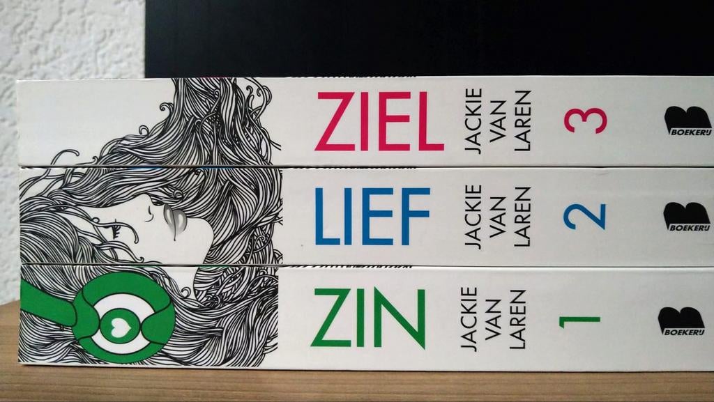 Zin, Lief, Ziel - Jackie van Laren (Boekerij), Boeken, Ophalen of Verzenden, Zo goed als nieuw, Jackie van Laren, Nederland