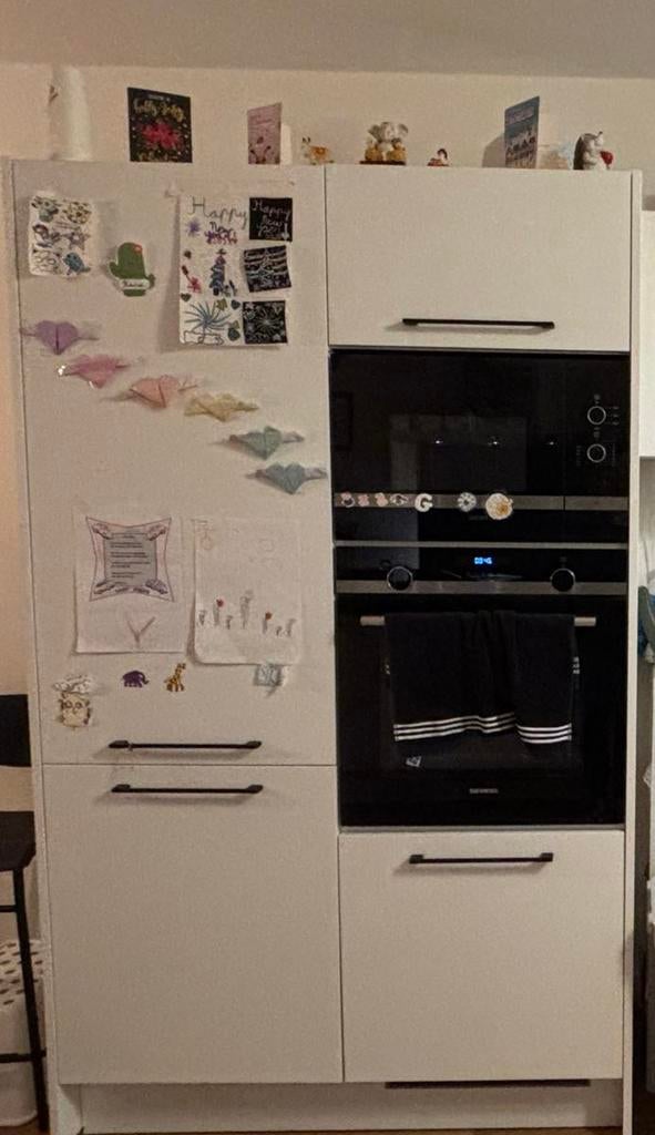 Simens Inbouw koel-vries, Huis en Inrichting, Keuken | Complete keukens, Ophalen of Verzenden, Zo goed als nieuw, Wit, Kunststof