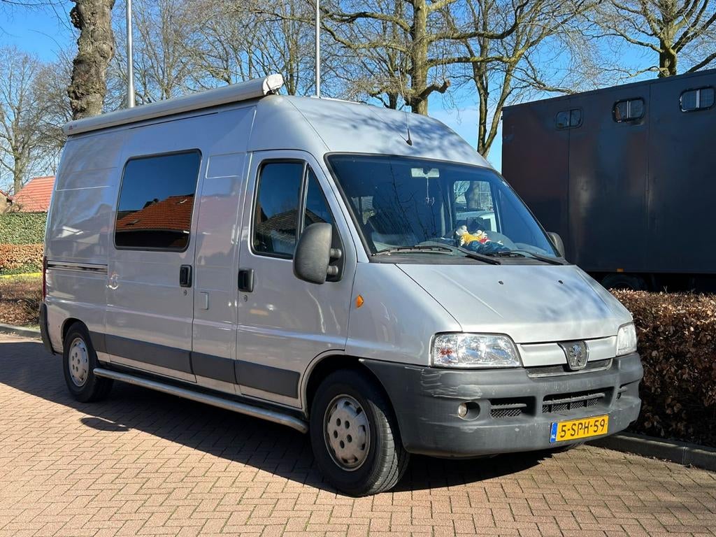 Bus camper peugeot boxer automaat tekoop, Caravans en Kamperen, Buscamper of Camperbus, Tot en met 2, Particulier, Overige merken
