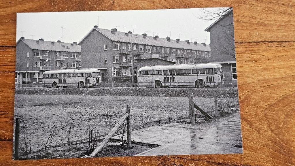 Foto BUS De Jong Rijsoord ex HTM, Verzamelen, Spoorwegen en Tramwegen, Verzenden, Gebruikt, Bus of Metro, Overige typen