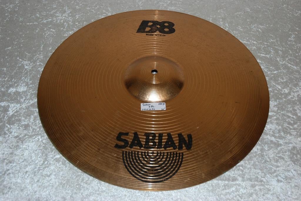 Sabian B8 ride bekken 2331gr 20 inch  <25252432>, Sabian, Gebruikt, ., Drums of Percussie