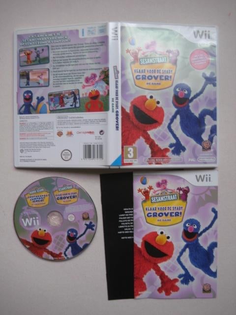 Sesamstraat Grover Nintendo Wii, Overige genres, 1 speler, Ophalen of Verzenden, Zo goed als nieuw