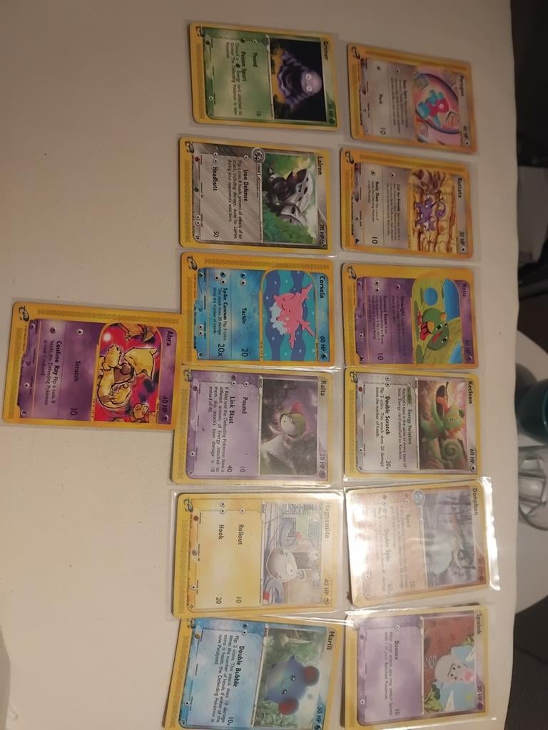 Pokémon kaarten collectie - Diverse kaarten skyridge en meer, Ophalen of Verzenden, Gebruikt, Meerdere kaarten