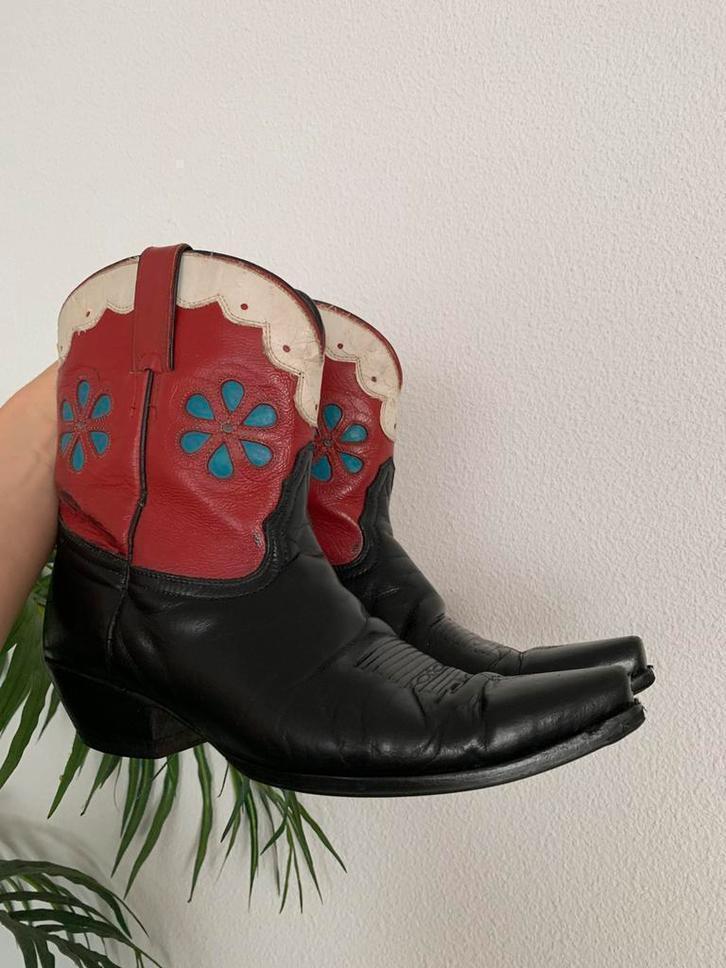 Tony Lama enkellaarsjes 40 western boots bohemian laarzen, -, -, Lage of Enkellaarzen, Ophalen of Verzenden
