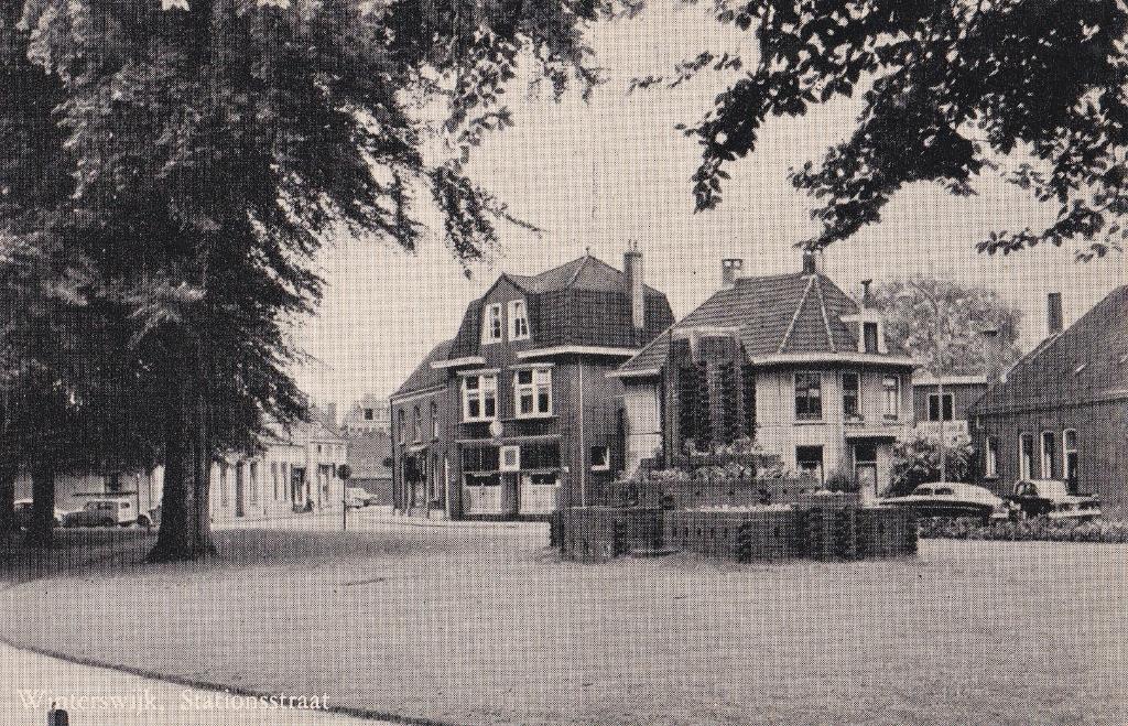 GA1334 Winterswijk Stationstraat Achterhoek Meddo Groenlo, Verzamelen, Verzenden, 1940 tot 1960, Ongelopen, Gelderland