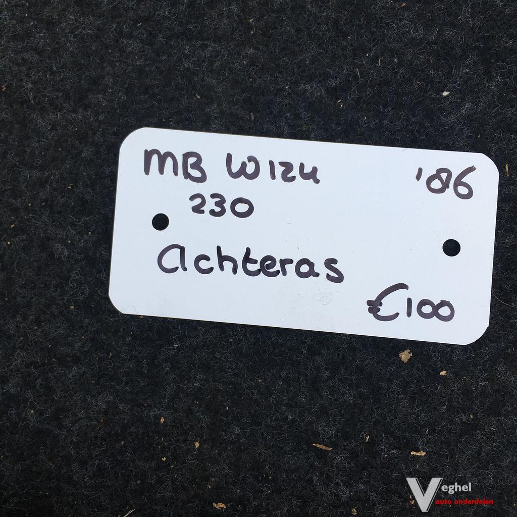 Mercedes W124 1986 2.3 Achteras, Auto-onderdelen, Ophanging en Onderstel, Ophalen, Gebruikt, -, -