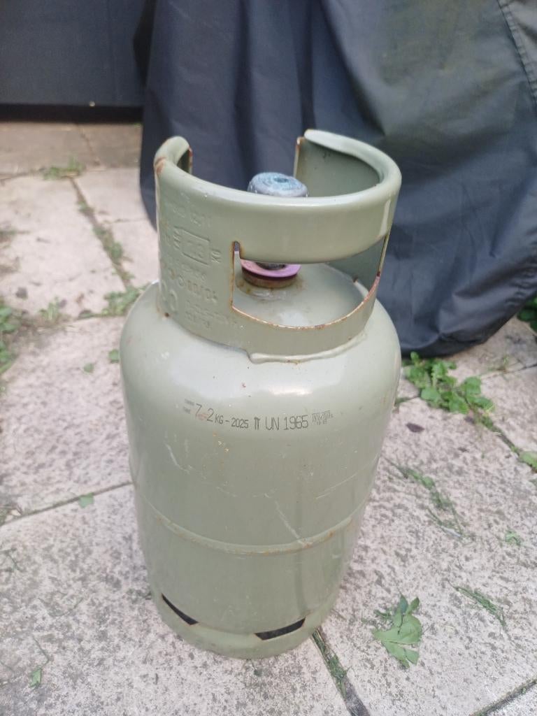 Gas fles 7.2 kg, Caravans en Kamperen, Ophalen of Verzenden, Gebruikt