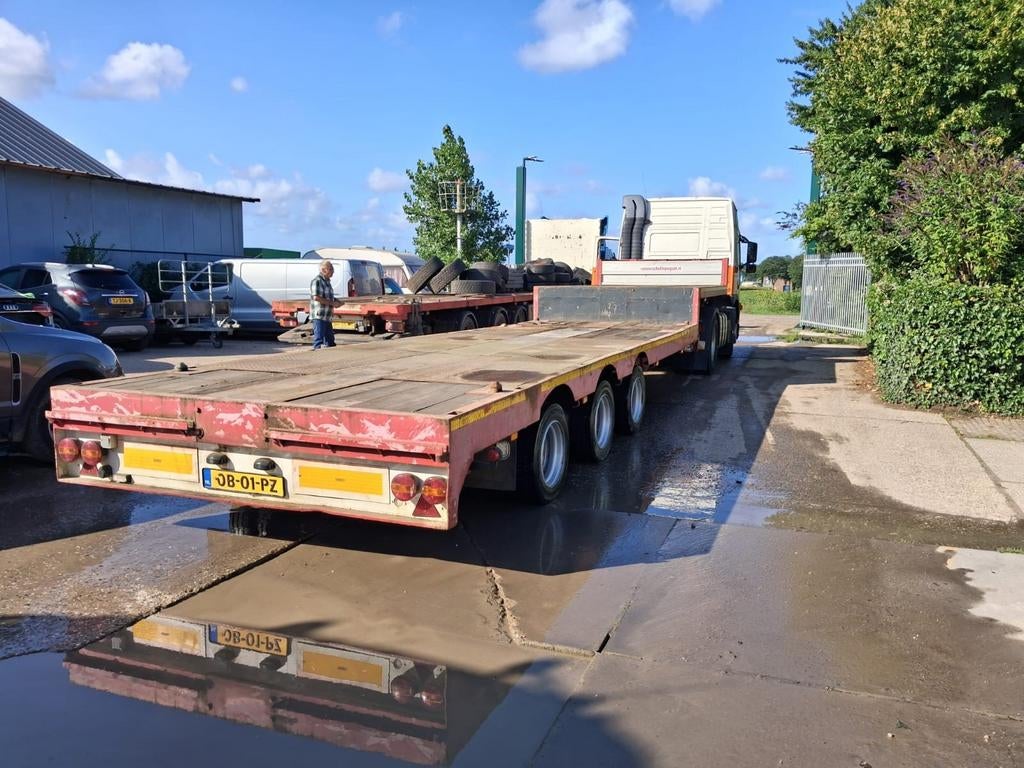 Semie dieplader dubbele schuiver, Auto's, Vrachtwagens, Bedrijf, Te koop