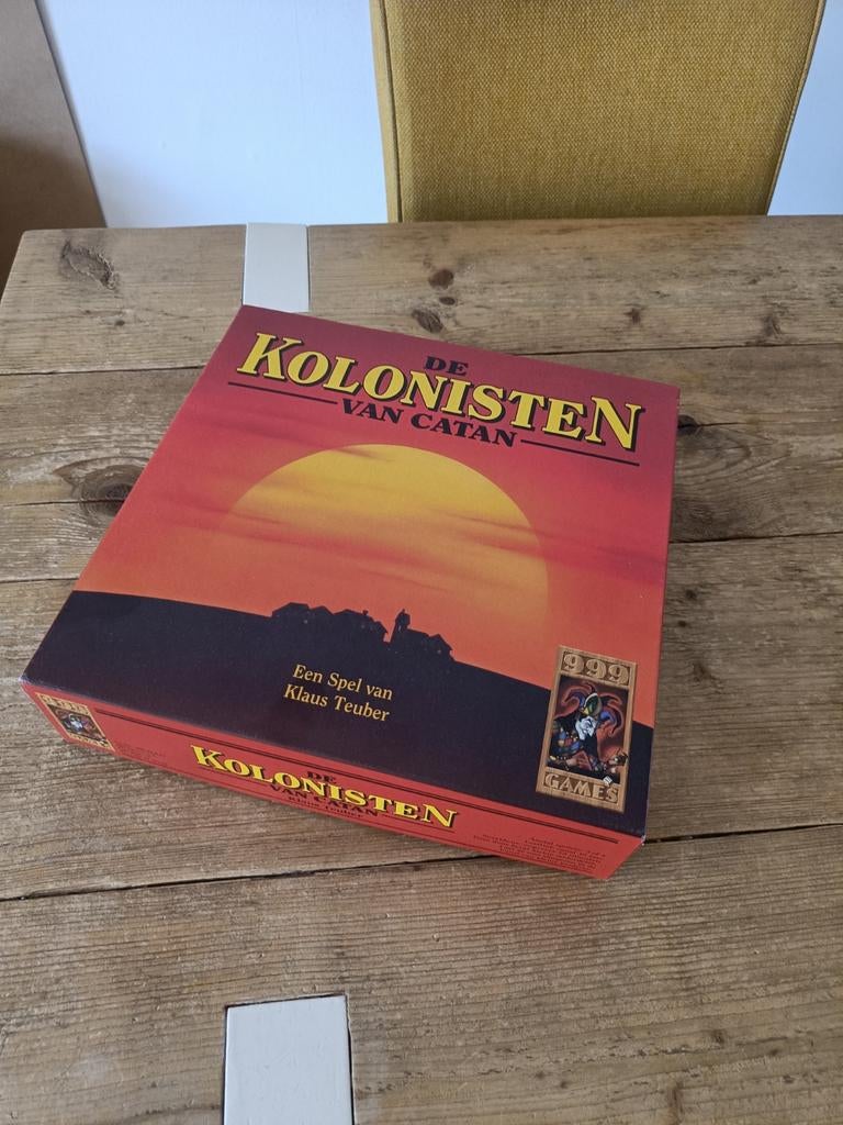 Kolonisten van Catan - Basis - Hout, Hobby en Vrije tijd, Gezelschapsspellen | Bordspellen, Drie of vier spelers, Ophalen of Verzenden