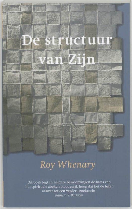 Roy Whenary De structuur van Zijn, Ophalen of Verzenden, Nieuw, Spiritualiteit algemeen, Achtergrond en Informatie