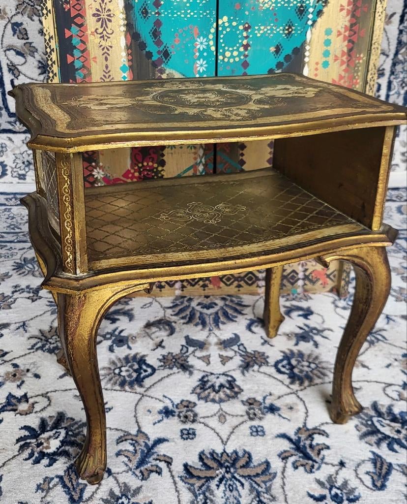 Vintage/Florentijns/Kastje/Nachtkastje, Ophalen of Verzenden