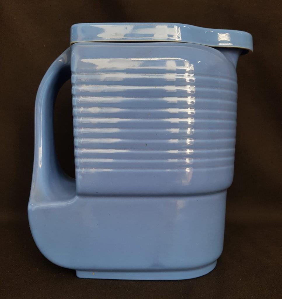 Gestroomlijnd waterkan - U.S.A. - Jaren '40 - Hall China Co., Ophalen of Verzenden