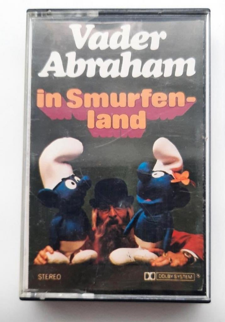 Vader Abraham in Smurfenland Cassette bandje 1977, Cd's en Dvd's, Cassettebandjes, Gebruikt, 1 bandje, Ophalen of Verzenden, Origineel