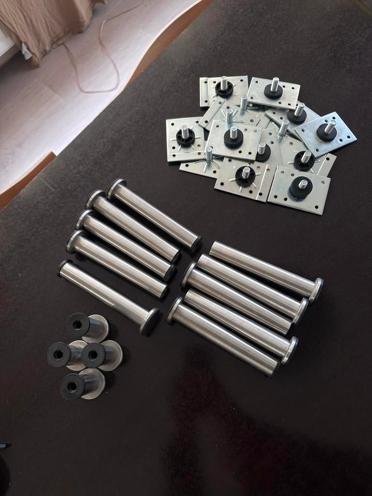 Ikea Capita poten - Gratis af te halen, Tafelpoot, Gebruikt, Metaal, Rechthoekig