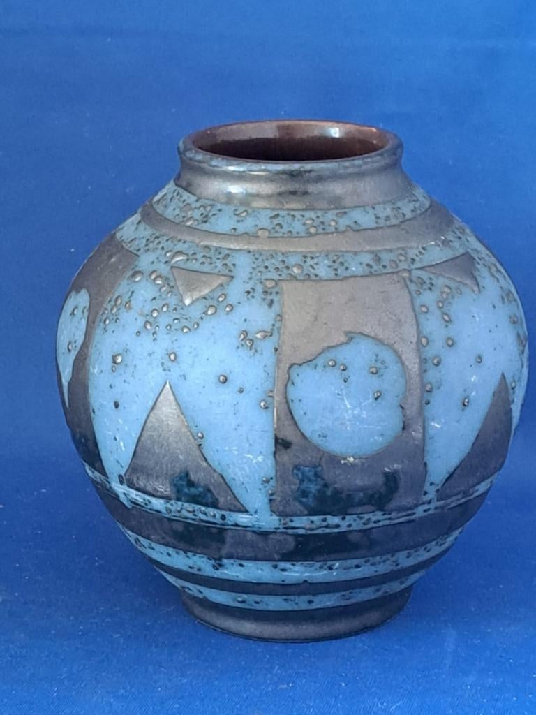 Carstens West Germany Vaasje Decor Ankara Jaren '60 - 652/13, Antiek en Kunst, Antiek | Vazen, Ophalen of Verzenden