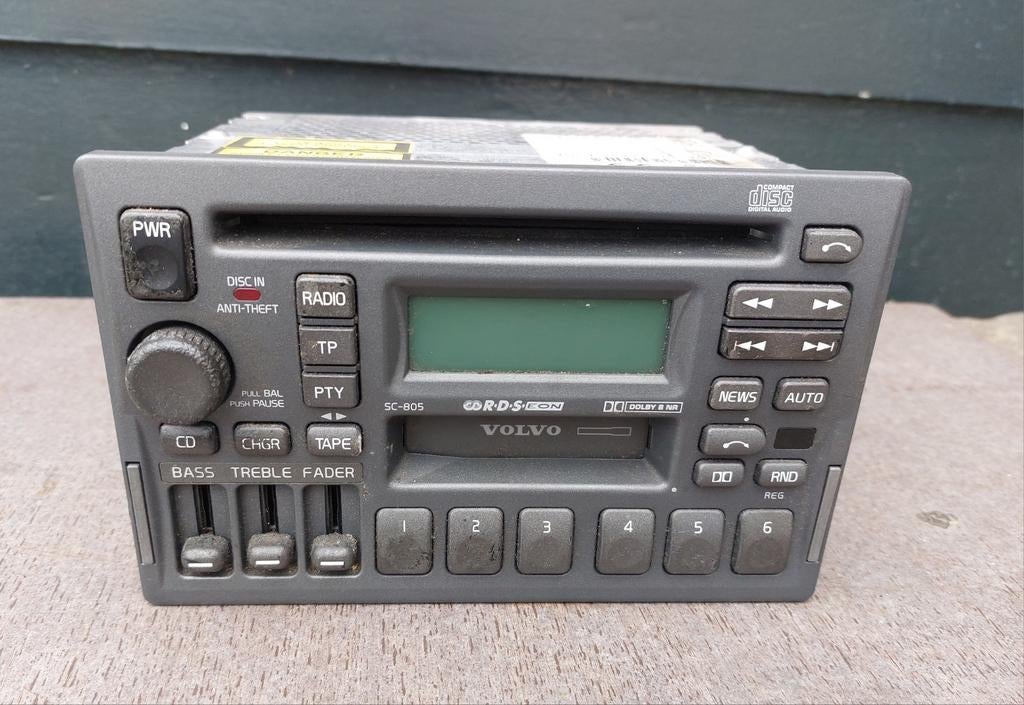 Originele Volvo SC-805 Radio/Cassette/CD Speler, Ophalen of Verzenden