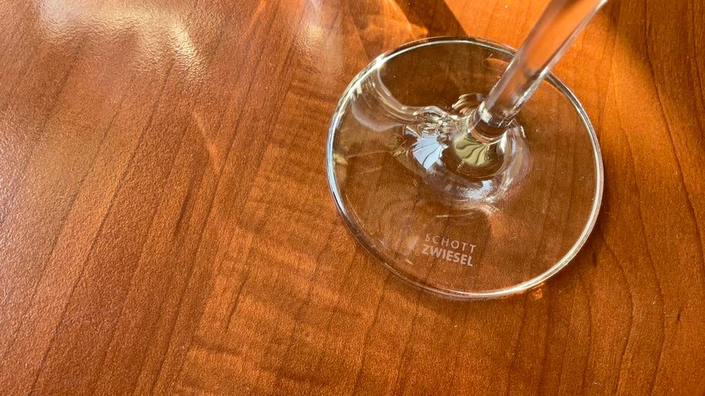 3 wijnglazen Schott Zwiesel, Ophalen of Verzenden, Zo goed als nieuw, Overige typen