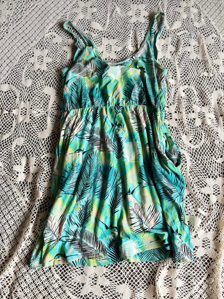 Vintage H&M Jurkje. M, Kleding | Dames, Maat 38/40 (M), Blauw, Ophalen of Verzenden, Zo goed als nieuw