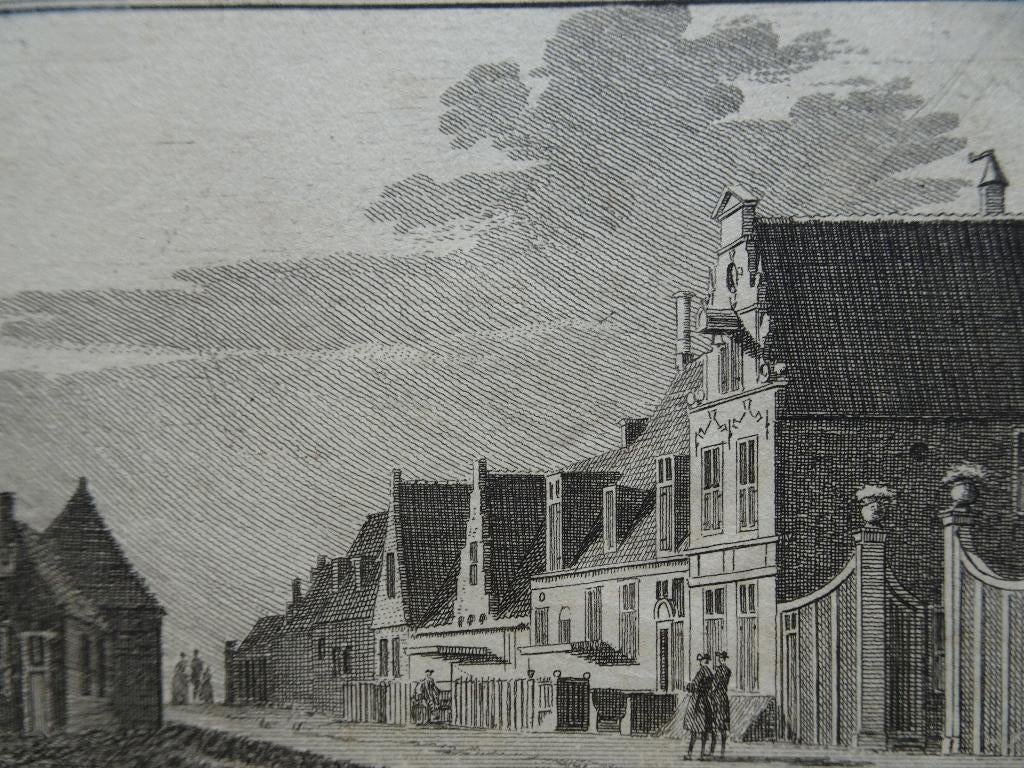 Kopergravure t Koggen Huis te Medemblik 1726, H. Spilman, Verzenden