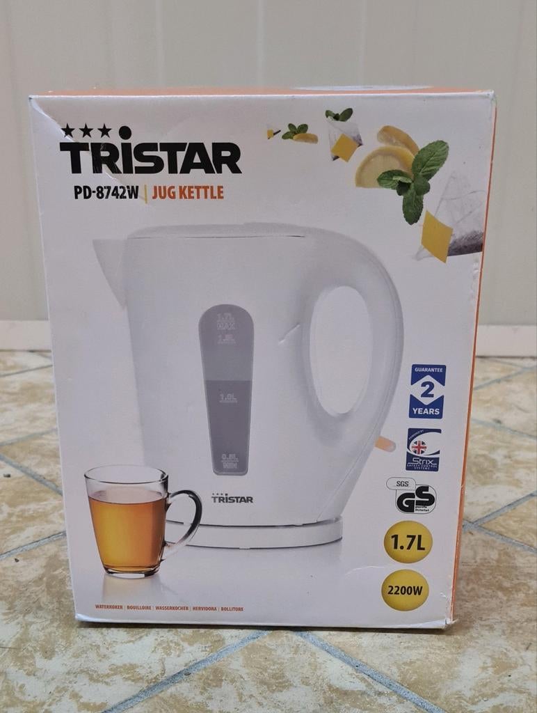 Waterkoker, Tristar 1,7 ltr, 1 tot 2 liter, Ophalen of Verzenden, Nieuw