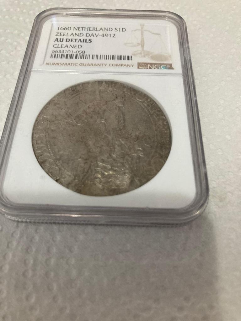 Zilver dukaat 1660 zeeland, Ophalen of Verzenden, Vóór koninkrijk, Overige waardes, Zilver