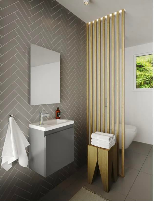 Nieuwe complete Allibert Fonteinmeubel, donkergrijs 40 cm, Ophalen of Verzenden, Nieuw