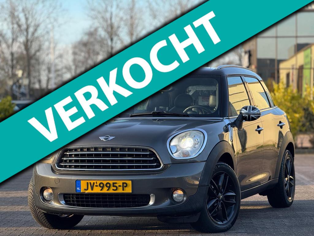 Mini Mini Countryman 1.6 Cooper | Leder | Xenon | Parkeersen, Voorwielaandrijving, Euro 5, Gebruikt, Zwart