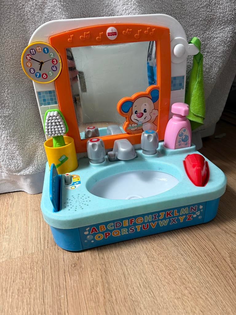 Fisher-Price wastafel, Ophalen of Verzenden, Gebruikt, Overige typen, Met licht
