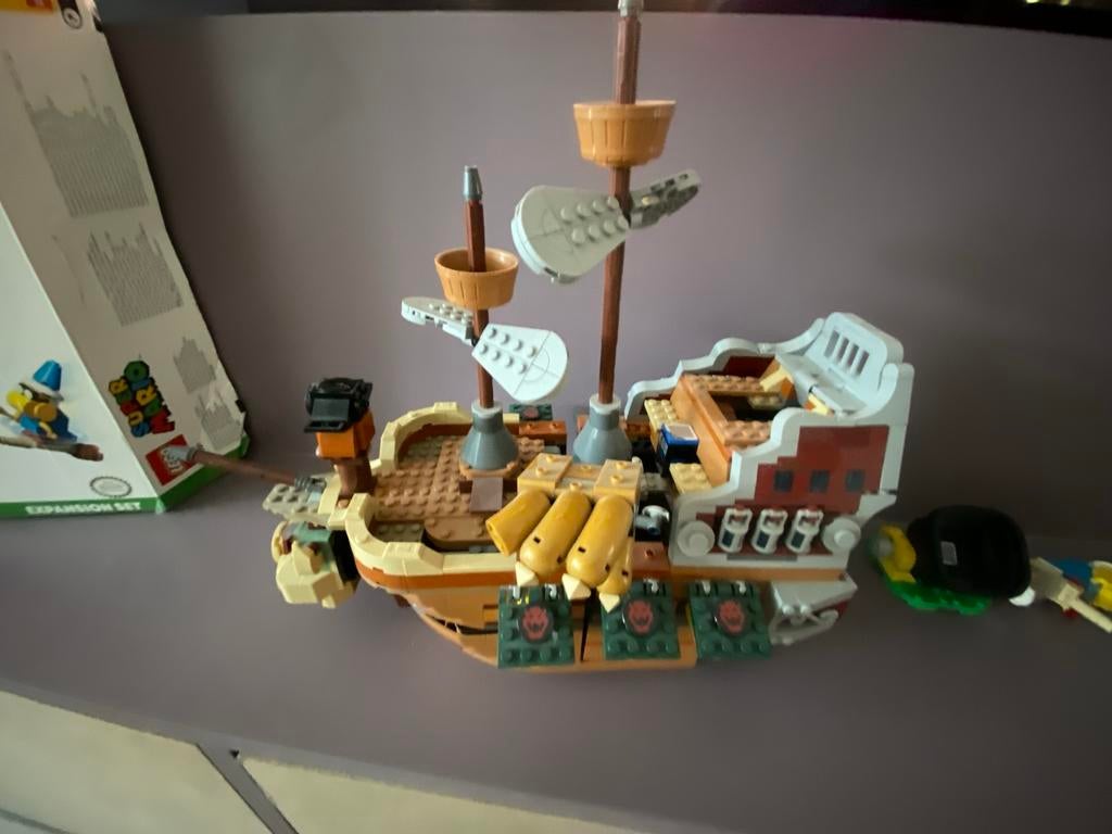 Lego Super Mario Bowser's luchtschip, Ophalen of Verzenden, Zo goed als nieuw, Complete set, Lego