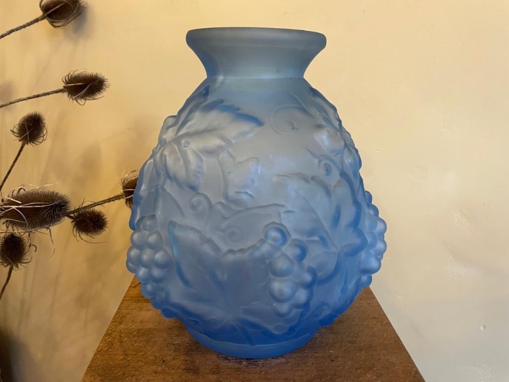 Vaas Vase Art Deco 1930 Frans etaleune, Ophalen of Verzenden