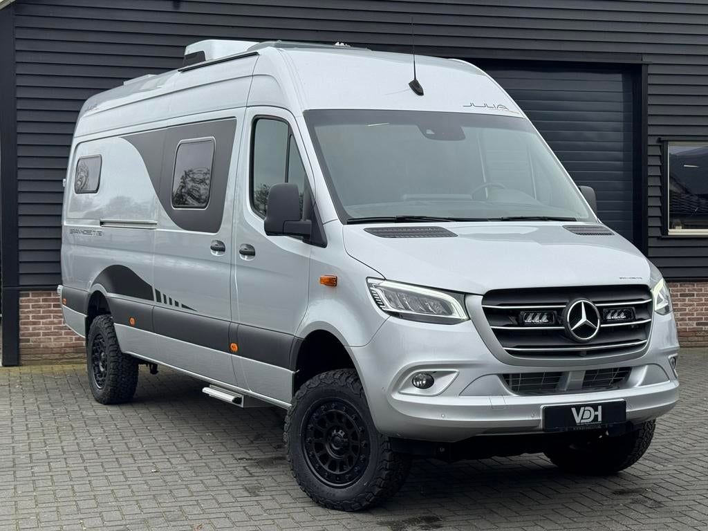 Mercedes-Benz Sprinter 319CDI 4X4 Julia Gran Yosimite, Airco, Caravans en Kamperen, Campers, Buscamper of Camperbus, Tot en met 2