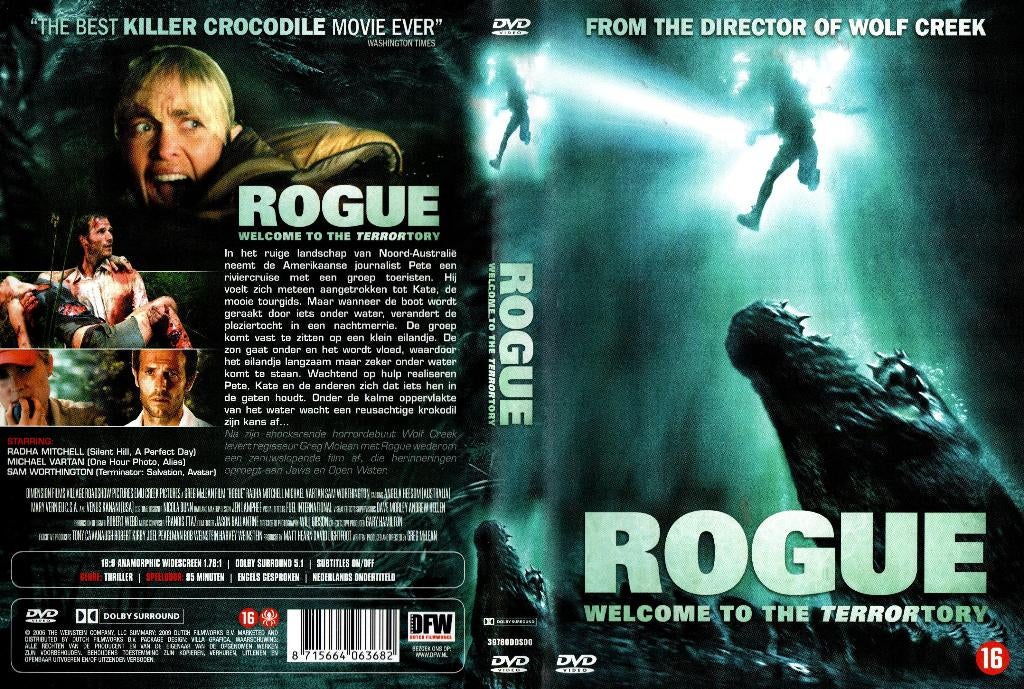 Rogue, welcome to the terrortory, Vanaf 16 jaar, Ophalen of Verzenden, Zo goed als nieuw, Actiethriller