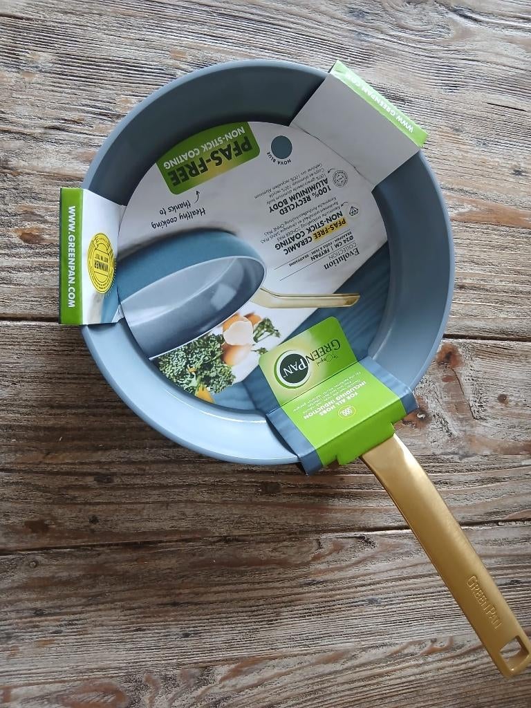 The original green pan nieuw, Ophalen of Verzenden, Nieuw, Aluminium, Koekenpan of Braadpan