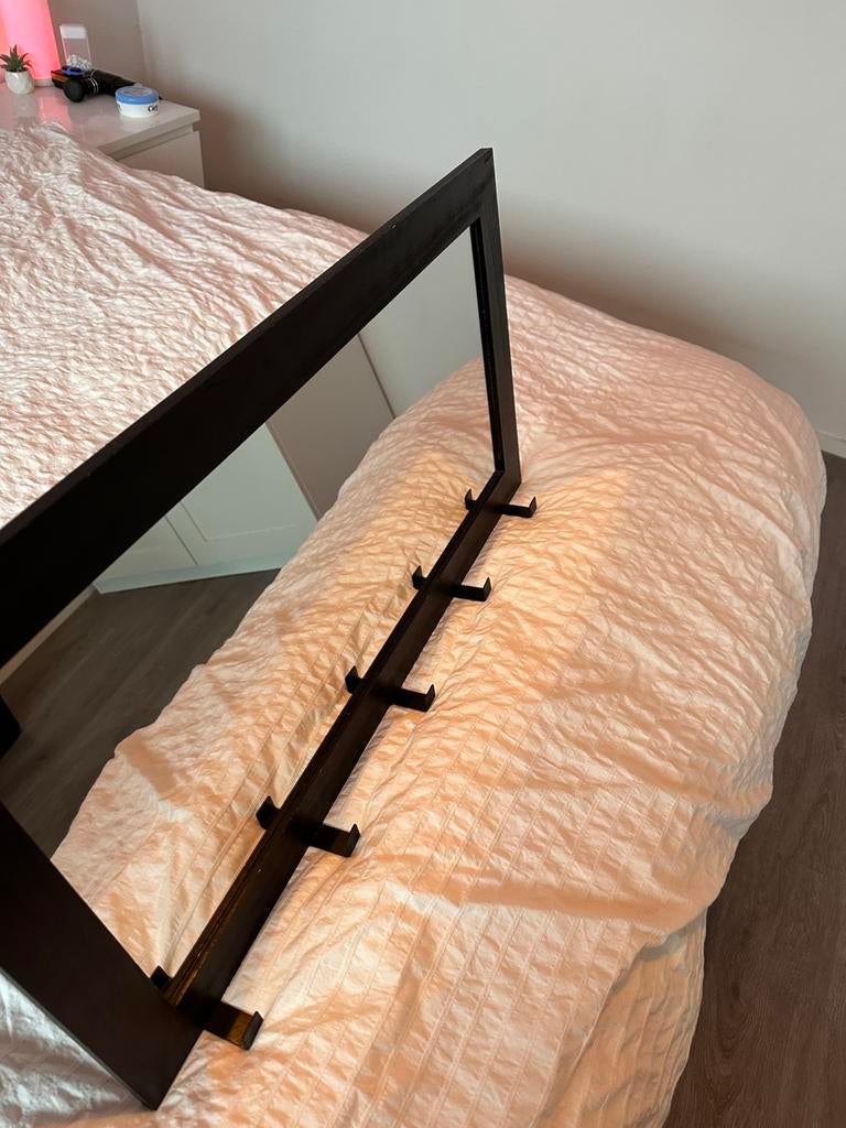 Kapstok met spiegel, Zo goed als nieuw, Minder dan 100 cm, Hout, Ophalen